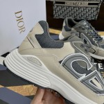 Dior B30 Sneaker Olive Mesh and Technical Fabric