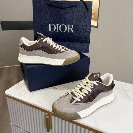 B713 CACTUS JACK DIOR Sneaker Brown Nubuck Calfskin