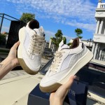 B713 CACTUS JACK DIOR Sneaker White Nubuck Calfskin