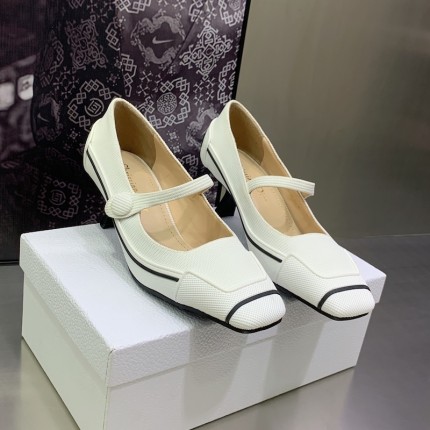 Dior D-Motion Pump White Technical Fabric and White Rubber