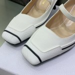 Dior D-Motion Pump White Technical Fabric and White Rubber