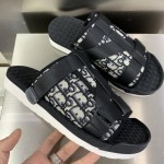 Dior Alpha Sandal Dior Oblique Jacquard Black