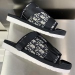 Dior Alpha Sandal Dior Oblique Jacquard Black