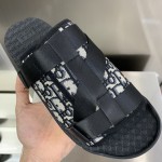 Dior Alpha Sandal Dior Oblique Jacquard Black