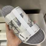 Dior Alpha Sandal Dior Oblique Jacquard White