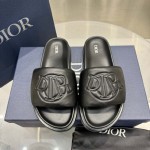 Dior Aqua Sandal Black Quilted Smooth Calfskin