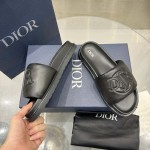 Dior Aqua Sandal Black Quilted Smooth Calfskin