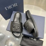 Dior Aqua Sandal Black Quilted Smooth Calfskin