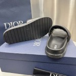 Dior Aqua Sandal Black Quilted Smooth Calfskin