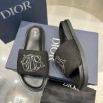 Dior Aqua Sandal Black Quilted Denim