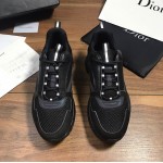 Dior B22 Sneaker in black technical knit