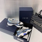 Dior B22 Sneaker in black technical knit Blue