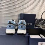 Dior B22 Sneaker in black technical knit Blue