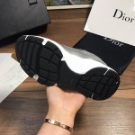 Dior B22 Sneaker in white technical knit and white with silver 