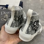 Dior B23 High Top Logo Oblique with Bee Embroidery Patch