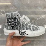 Dior B23 High Top Logo Oblique with Bee Embroidery Patch