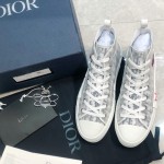 Dior B23 High Top Logo Oblique Bull Sneaker