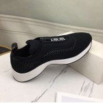 Dior B25 Low Top Sneakers in Black Keni & Neoprene