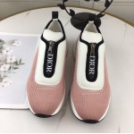 Dior B25 Low Top Sneakers in Pink Keni & Neoprene