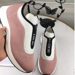 Dior B25 Low Top Sneakers in Pink Keni & Neoprene