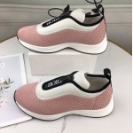 Dior B25 Low Top Sneakers in Pink Keni & Neoprene