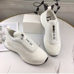 Dior B25 Low Top Sneakers in White Keni & Neoprene