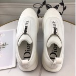 Dior B25 Low Top Sneakers in White Keni & Neoprene