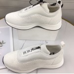 Dior B25 Low Top Sneakers in White Keni & Neoprene