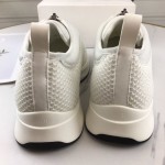 Dior B25 Low Top Sneakers in White Keni & Neoprene