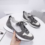 B25 Dior Oblique Runner Sneaker in Grey Suede