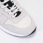 B25 Dior Oblique Runner Sneaker in White Suede