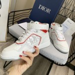 Dior B27 High Top Dior Oblique White / Red