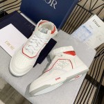 Dior B27 High Top Dior Oblique White / Red