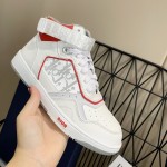 Dior B27 High Top Dior Oblique White / Red