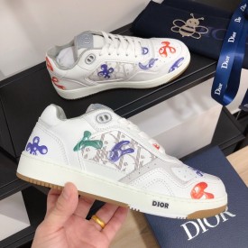 Dior B27 Low Top Oblique Galaxy Graffiti White