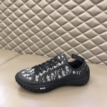 Dior B28 High Top Sneaker Black and Beige Dior Oblique Jacquard and Rubber