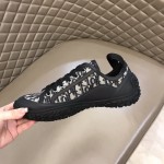 Dior B28 High Top Sneaker Black and Beige Dior Oblique Jacquard and Rubber