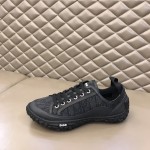 Dior B28 High Top Sneaker Black Dior Oblique Jacquard and Rubber