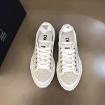 Dior B28 High Top Sneaker White Dior Oblique Jacquard and Rubber