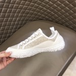 Dior B28 High Top Sneaker White Dior Oblique Jacquard and Rubber