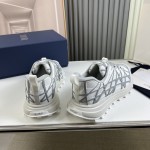 Dior B31 Runner Sneaker White Technical Mesh and Gray Rubber with Warped Cannage Motif