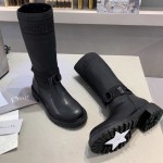 Dior D-Major Boot Black Technical Fabric and Calfskin