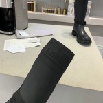 Dior D-Major Boot Black Technical Fabric and Calfskin