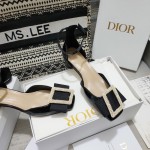 Dior Idylle Ballet Pump Black Patent Calfskin with Pearl