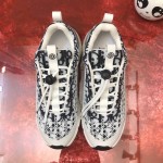 Dior Oblique B24 Sneaker with Cannage Motif White