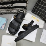 Dior DiorAct Sandal Black Lambskin