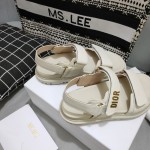 Dior DiorAct Sandal White Lambskin