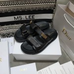 Dior DiorAct Slide Black Lambskin