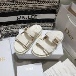 Dior DiorAct Slide White Lambskin