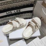 Dior DiorAct Slide White Lambskin